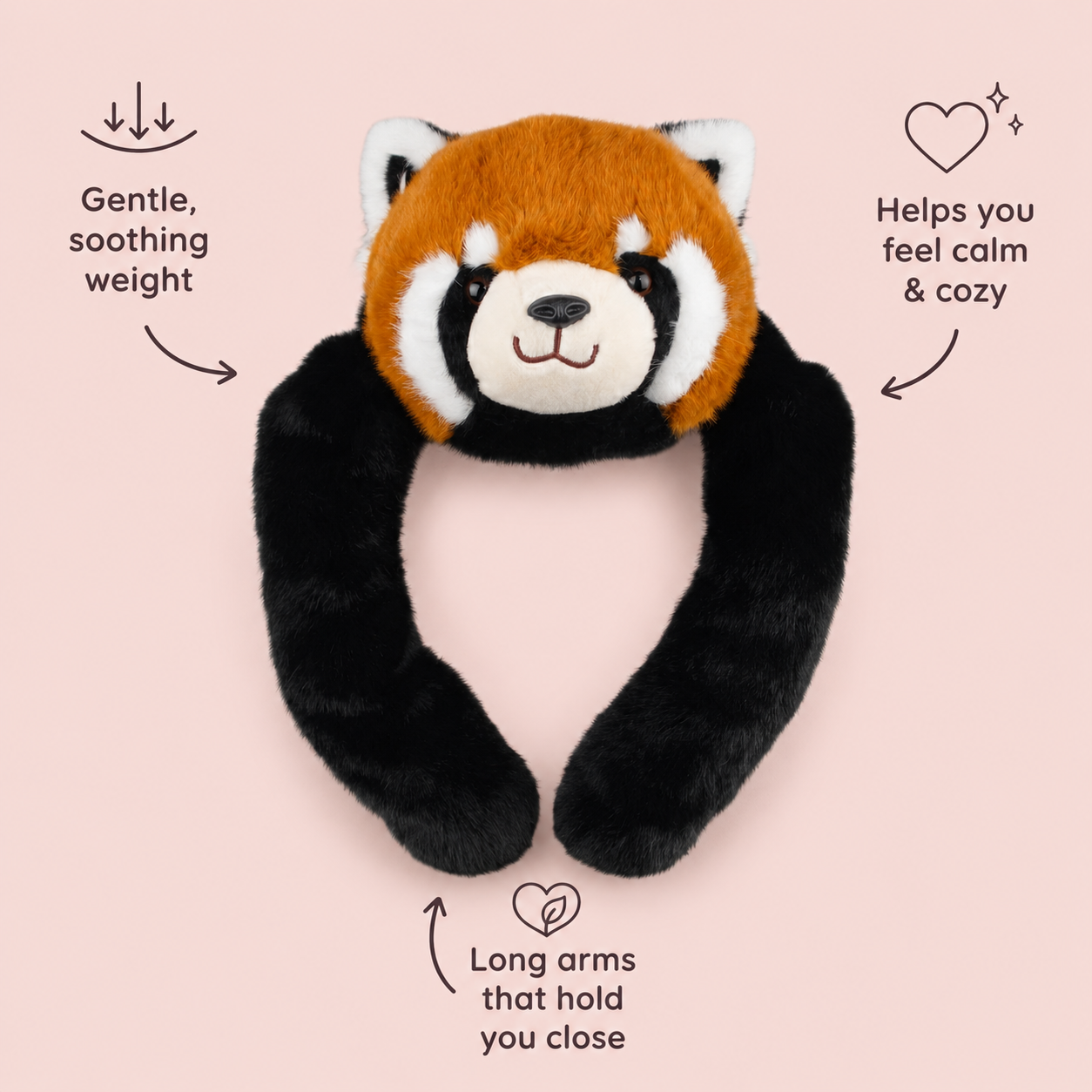 MyHugFriend Rusty — The Weighted Red Panda That Keeps You Company